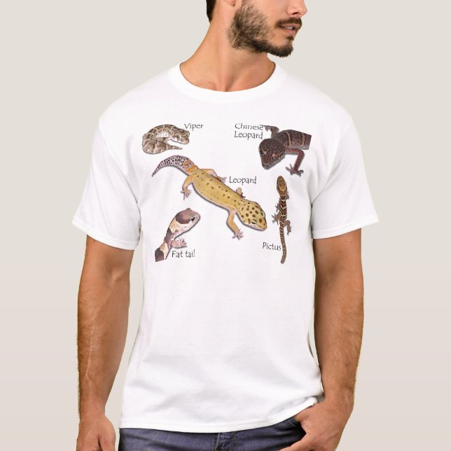terrestrial geckos t-shirt (Framsida)