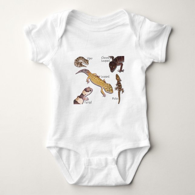 terrestrial geckos t-shirt (Framsida)