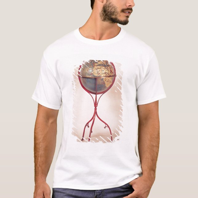 Terrestrial jordklot, visning Indiska oceanen Tee Shirt (Framsida)