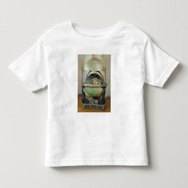 Terrestrial och himmelskt jordklot tee shirt (Framsida)