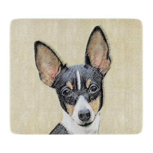 Terriärmålning för Leksak Fox - Cute Original Hund (Framsidan)