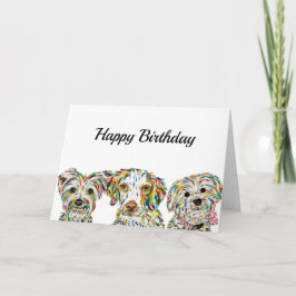Terrier Brittany Spain Bichon Card Kort