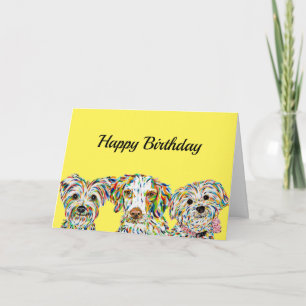 Terrier Brittany Spain Bichon Card Kort