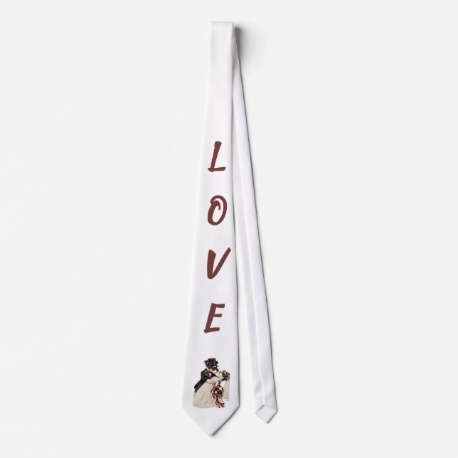 Terrier Bröllop Kyss L-O-V-E Slips (Framsida)