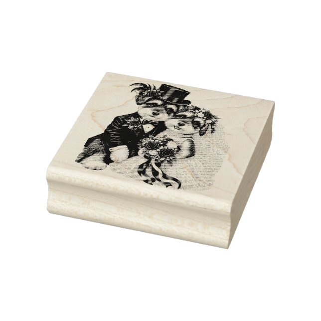 Terrier Bröllopsdesign Stämpel (Stämpel)