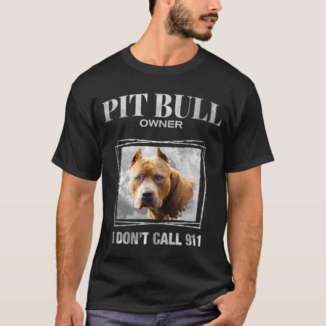 Terrier för amerikangroptjur - APBT T Shirt (Framsida)