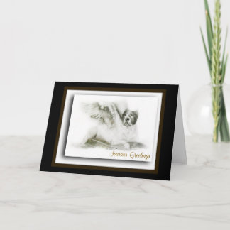 Terrier för amerikangroptjur helgkort