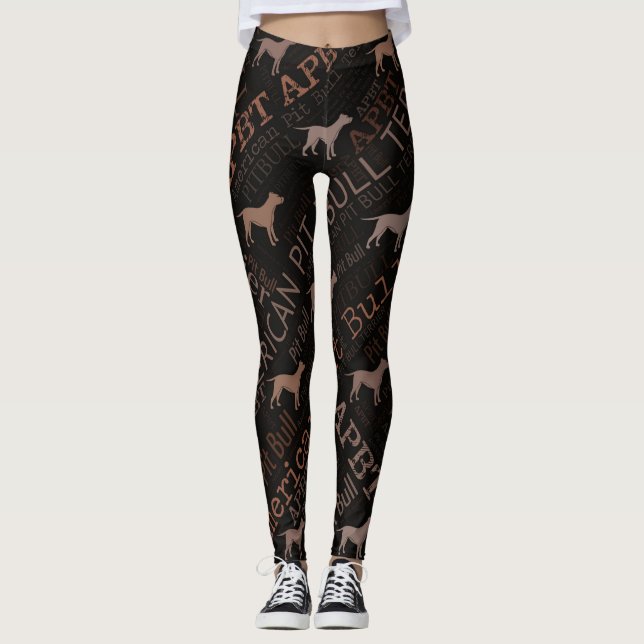 Terrier för amerikangroptjur leggings (Framsida)
