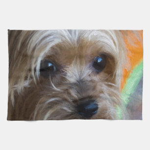 Terrier för dam Yorkshire Kökshandduk