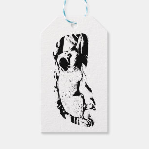 Terrier Gift Märkre, Merry Avslutar Presentetikett