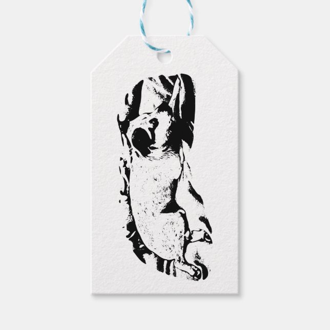 Terrier Gift Märkre, Merry Avslutar Presentetikett (Framsidan)