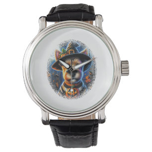 Terrier Hund Halloween Armbandsur