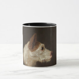 Terrier Hund Head (av James Ward) Mugg