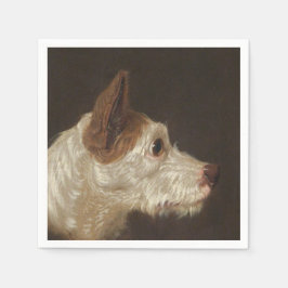 Terrier Hund Head (av James Ward) Pappersservett