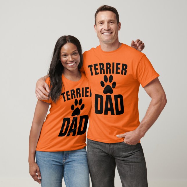 TERRIER HUND PAPPA t-shirts (Unisex)