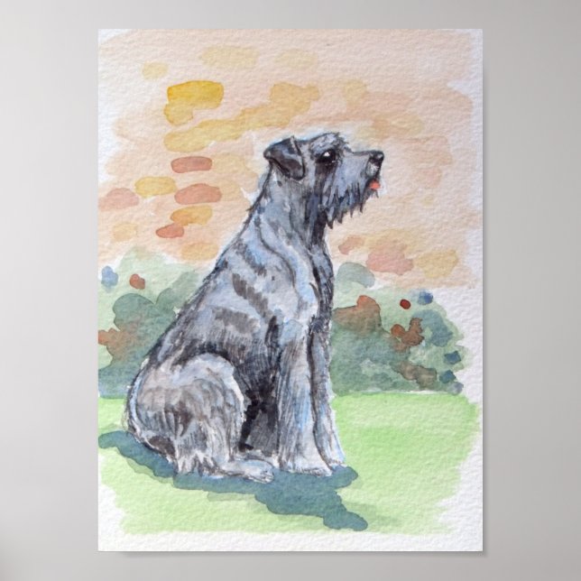 Terrier Hund Poster (Framsidan)