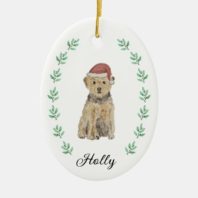 Terrier jul Ornament (Framsidan)