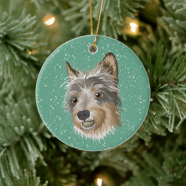 Terrier Julgransprydnad Keramik (Träd)