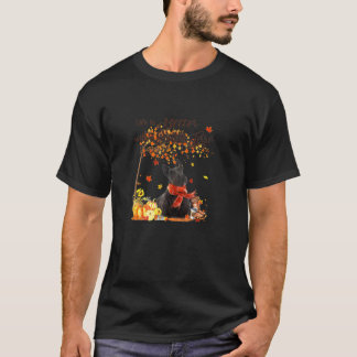 Terrier Maple Träd Thanksgiving T Shirt