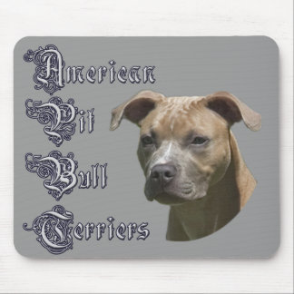 Terrier Mousepad för amerikangrop (APBT)tjur Musmatta
