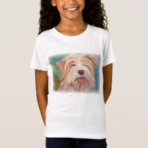 Terrier Porträtt Cute Pet Hund Art T-shirt