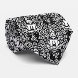 Terrier Puppies Schnauzers Neck Tie Slips