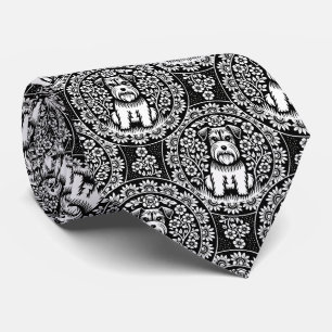 Terrier Puppies Schnauzers Neck Tie Slips