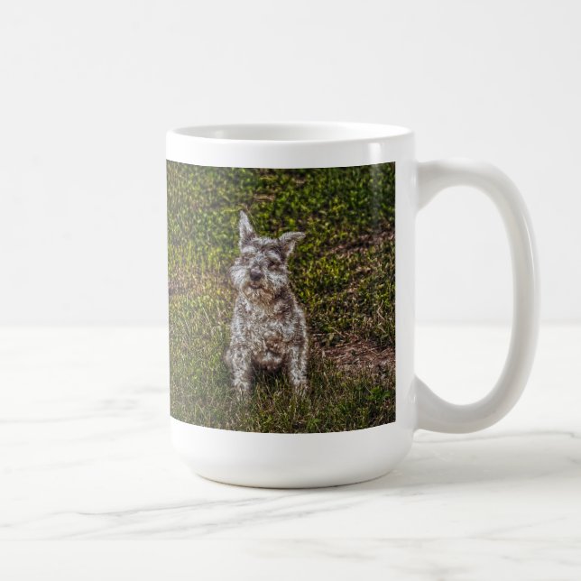 Terrier Schnauzer Pet Hund-älskare Hund aveln Kaffemugg (Höger)