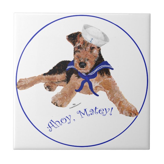 Terrier Sjöpojke Kakelplatta (Framsidan)