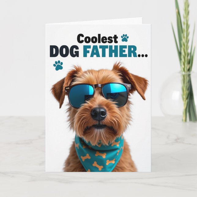 Terrier Snyggaste Pappakort Kort (Framsida)