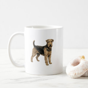Terrierernas kung - Airedaleterrierns ande konst Kaffemugg