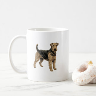 Terrierernas kung - Airedaleterrierns ande konst Kaffemugg