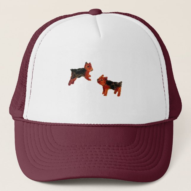 Terrierhundkonst Truckerkeps (Framsida)