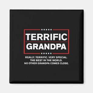 Terrific Grandpa - Funny Donald Trump Kampanj Sty Magnet