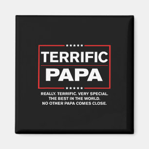Terrific Pappa - Funny Donald Trump Best Pappa Magnet