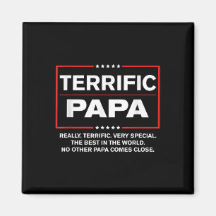 Terrific Pappa - Funny Donald Trump Best Pappa Magnet