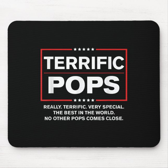 Terrific Pops - Funny Donald Trump 2020 Supporter Musmatta (Framsidan)