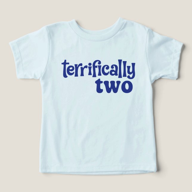 Terrifically Two T-shirt (Design Framsida)