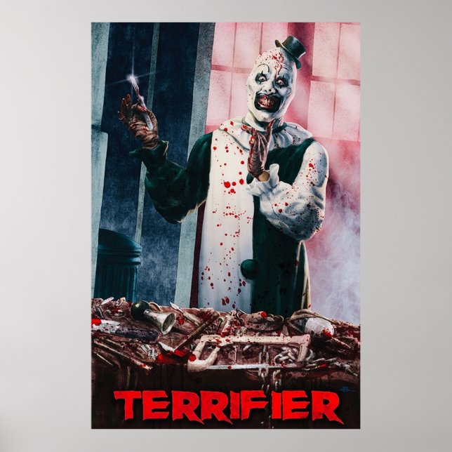 Terrifier Horror Movie Art Poster (Framsidan)