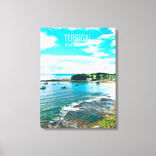 Terrigal Central Kusten NSW Australien Canvastryck