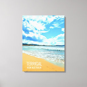 Terrigal Central Kusten NSW Australien Canvastryck