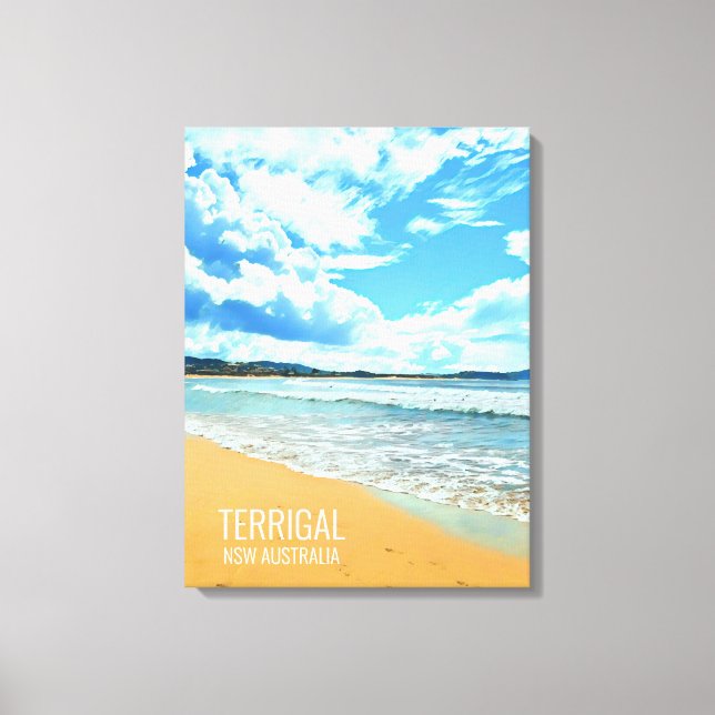 Terrigal Central Kusten NSW Australien Canvastryck (Framsida)
