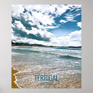Terrigal Central Kusten NSW Australien Poster