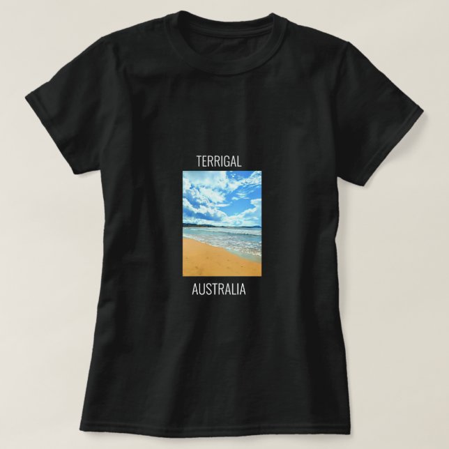 Terrigal Central Kusten NSW Australien T Shirt (Design framsida)