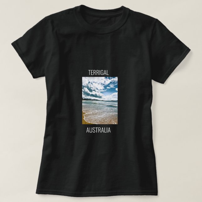 Terrigal Central Kusten NSW Australien T Shirt (Design framsida)