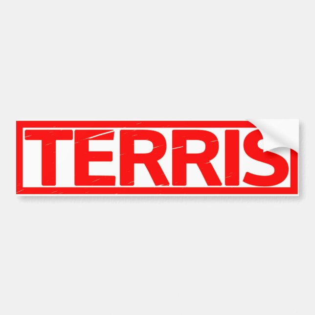 Terris Frimärke Bildekal (Framsidan)