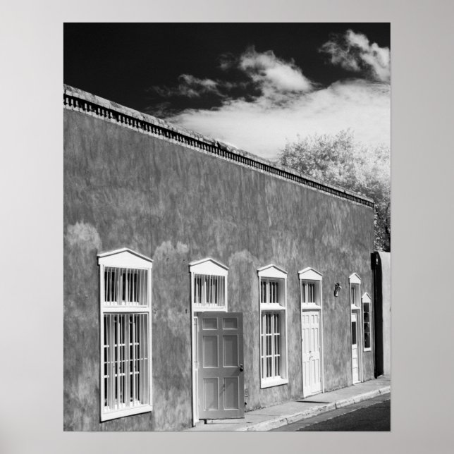 Territoriell arkitekturstil, Santa Fe, New Poster (Framsidan)