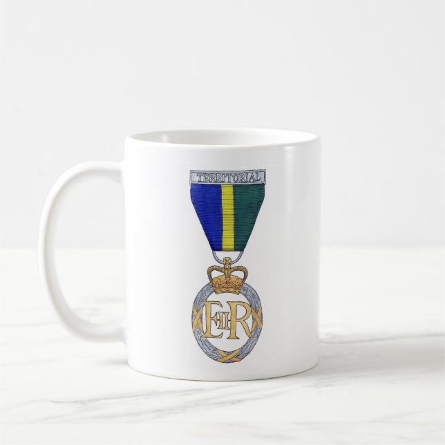 Territoriell Dekoration (Elizabeth II) Kaffemugg (Vänster)
