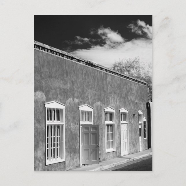 Territoriell stil-arkitektur, Santa Fe, New Vykort (Framsida)