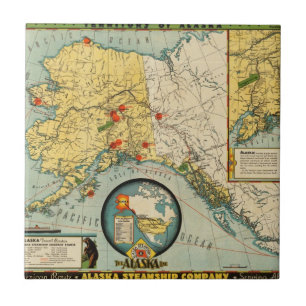 Territorium av Alaska Kakelplatta